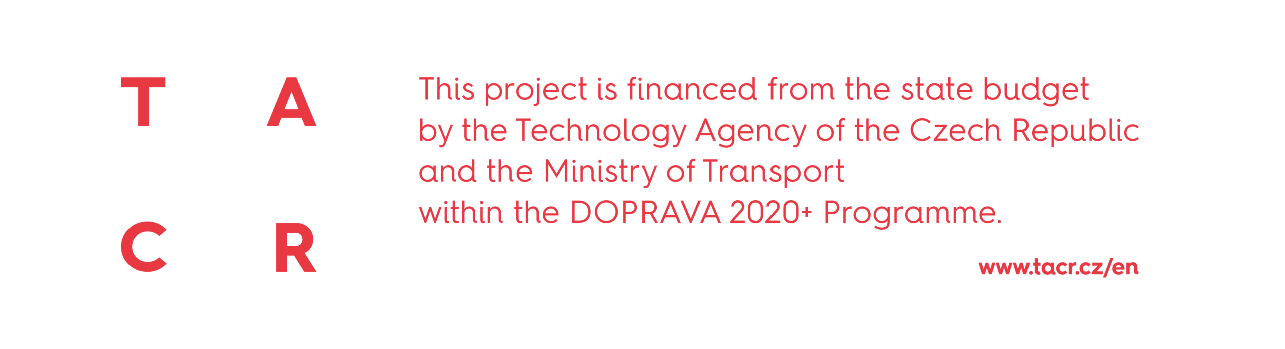 Dynabridge – OPTICAL MONITORING OF DYNAMIC SPECTRUM OF PRESTRESSED BRIDGES (CK04000205) 2 DOPRAVA 2020 Programme red scaled