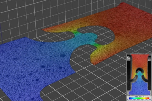 3D DIC Strain Analysis