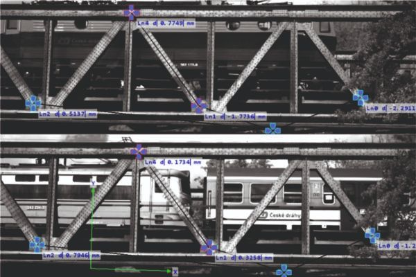 DIC Train Bridge Structural Monitoring